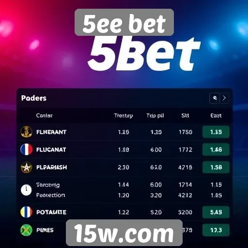 Opções de pagamento oferecidas pelo 5ee bet