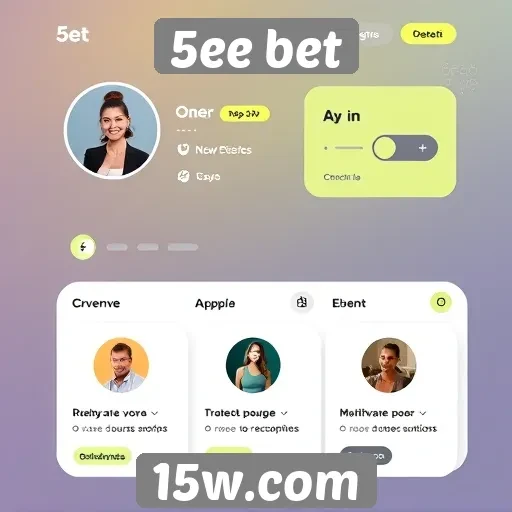 Interface de usuário do 5ee bet é intuitiva e responsiva